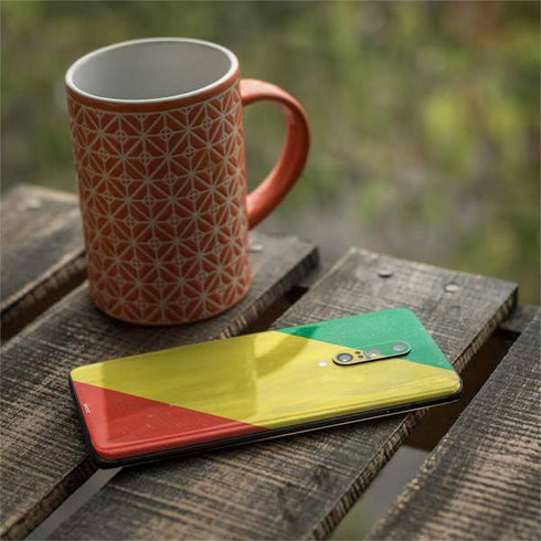 Republic of the Congo Flag Distressed OnePlus 7 Pro Skin
